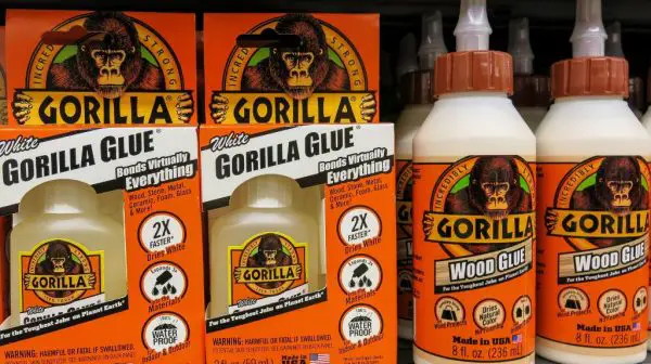 What dissolves dried Gorilla Glue?