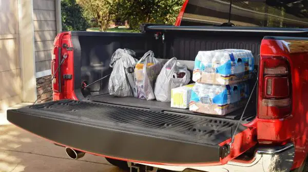 How do I keep my truck bed from sliding around cargo?