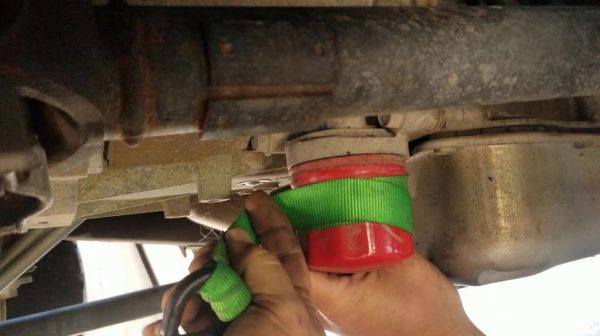 How do you remove an oil filter without a tool?