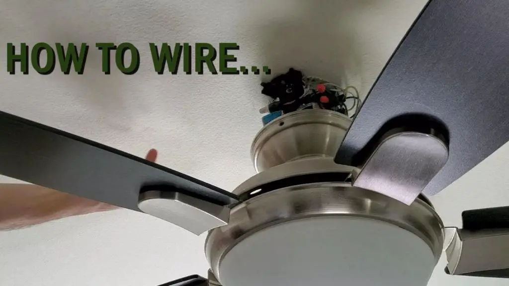 How to wire Hunter ceiling fan with remote