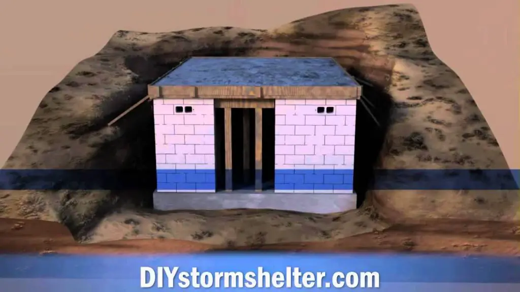 How to build an inexpensive storm shelter