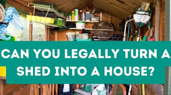 Can you legally turn a shed into a house in NC?