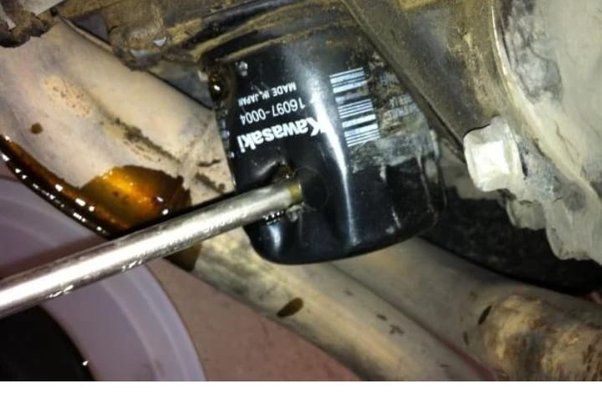 How do you remove an oil filter that won't budge