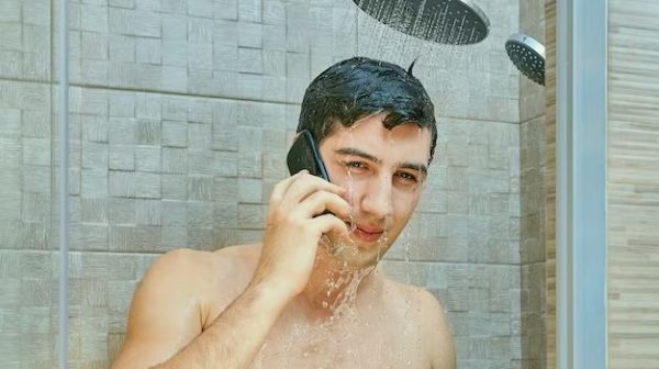 Is it OK to take your phone in the shower?