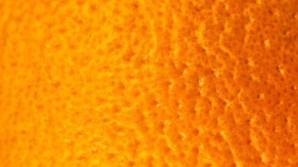 What does orange peel skin texture look like?