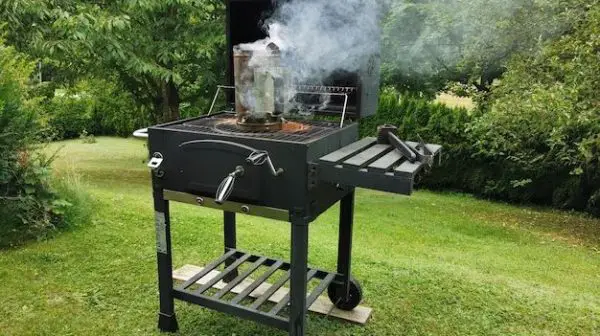 Can you have a built-in charcoal grill?