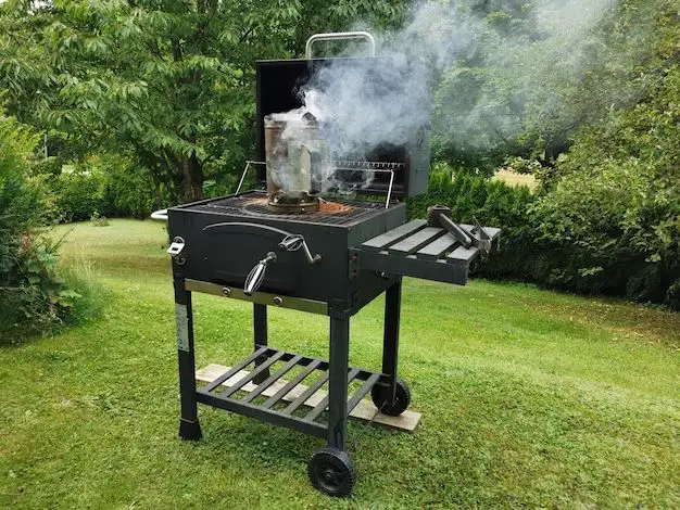 Can you have a built-in charcoal grill