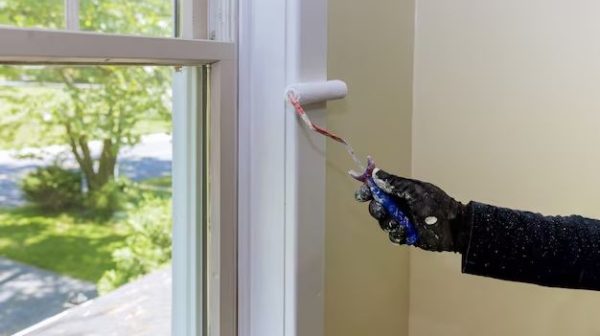 Is it better to paint exterior trim with a roller or brush?