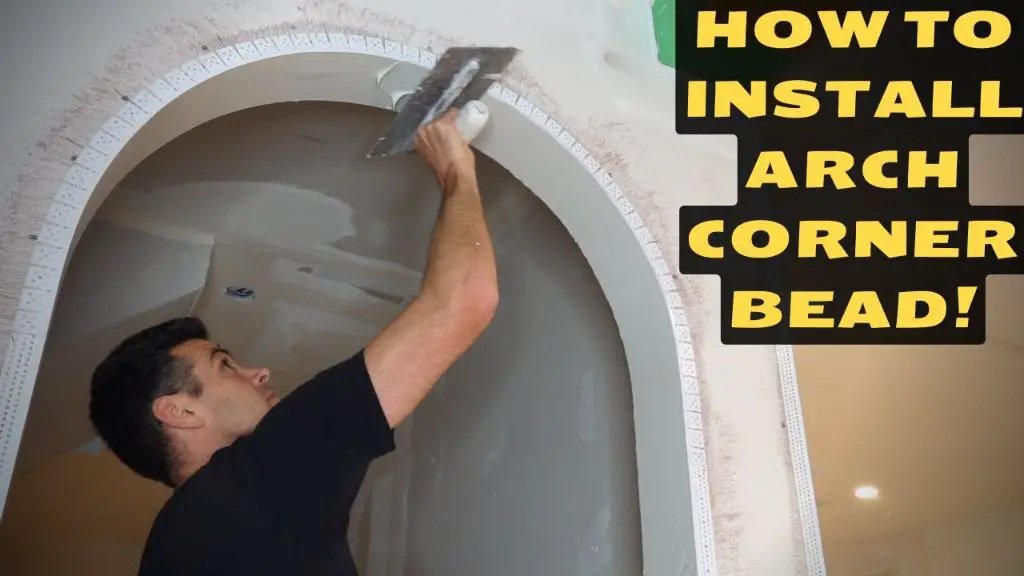 How do you install bullnose corner bead inside corner